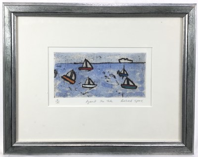 Lot 89 - Richard Spare (b. 1951) etching, marine scene