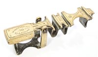 Lot 796 - Rare set of mid-19th century rocker-type brass...