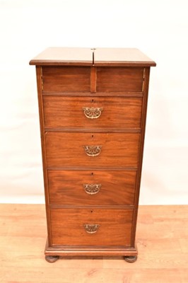 Lot 1404 - 19th century mahogany night stand by Gillows, Lancaster