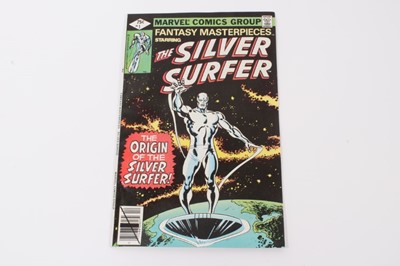 Lot 159 - Marvel Comics, 1979 Fantastic Masterpieces starring The Silver Surfer. Origin of The Silver Surfer. Priced 75cent