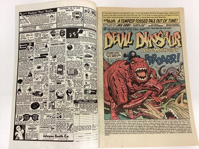 Lot 174 - Marvel Comics, 1978 Devil Dinosaur #1 #2 #6 #7 all priced 35 cent