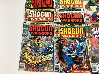 Lot 164 - Quantity of Marvel Comics, 1979 Shogun Warriors #1 #2 #3 #4 #5 #6 #7 #8 #9 #10 #11