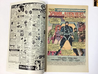 Lot 166 - Marvel comics The Inhumans (1975 to 1977) Complete series from issue 1 - 12. English and American price variants. (12)