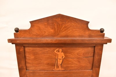 Lot 1347 - 19th century mahogany Biedermeier mirror