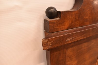 Lot 1347 - 19th century mahogany Biedermeier mirror