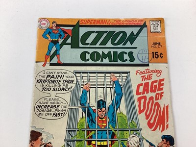 Lot 115 - Action Comics, 1969-1970 Superman & Legion of Super-Heroes. #377-391