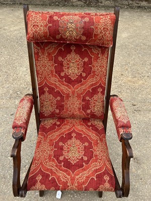 Lot 75 - Early 20th century campaign style folding chair