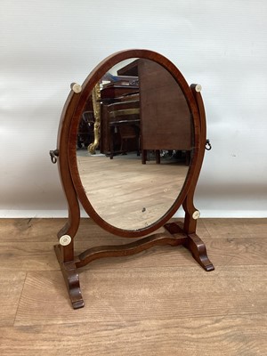 Lot 1415 - Regency swing frame toilet mirror