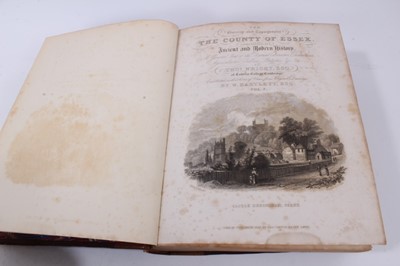 Lot 892 - Thomas Wright - The History and Topography of The County Of Essex, illustrated by William Bartlett