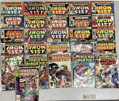 Lot 167 - Quantity of 1970's Marvel Comics, Iron Fist, Power Man And Iron Fist together with Marvel Premiere Iron First