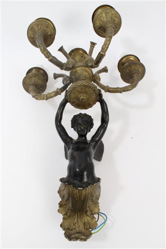 Lot 810 - Good early 20th century Continental bronze and...