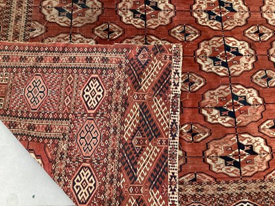 Lot 1510 - Good antique Tekke carpet