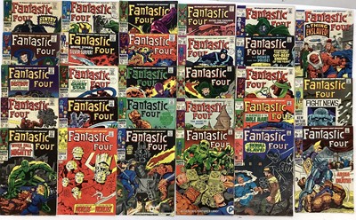 Lot 120 - Large group of Marvel comics Fantastic Four (1964 to 1969) American and English price variants. Approximately 50 comics.