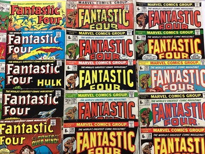 Lot 121 - Large group of Marvel comics Fantastic Four (1970 to 1979) English and American price variants. Approximately 90 comics