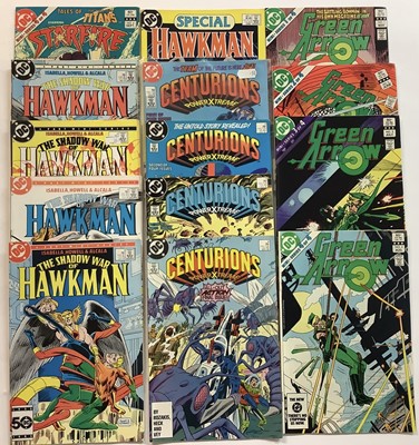 Lot 176 - Collection of DC Comics mini series to include 12 part Sun Devils, 4 part The Shadow War of Hawkman, Green Arrow, 3 part To Tempt The Gods Masters of The Universe and others