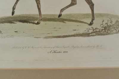 Lot 1025 - Collection of assorted sporting prints to include Will Garfit signed print, trio of hand coloured hunting engravings and others, each framed and glazed (9)