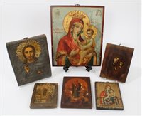 Lot 835 - Six various 19th / early 20th century Russian...