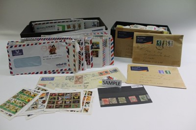 Lot 1564 - Two boxes of GB and world stamps