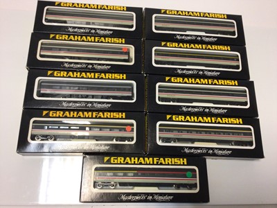 Lot 86 - Graham Farish N gauge BR Intercity carriages including No. 0837 (4), No.0827 (4) plus seventeen others, all boxed (25 total)