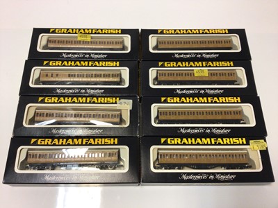 Lot 87 - Graham Farish N gauge carriages including LNER teak suburban coach No.0602 (17), No.0612 (6)and two others, all boxed (25 total)