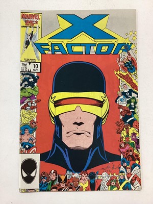 Lot 127 - Large quantity of Marvel comics X-Factor (1986 - 1991) To include issue 6, 1st appearance of Apocalypse. Mostly American prices. Approximately 63 comics.