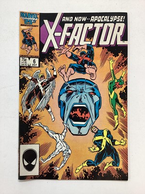Lot 127 - Large quantity of Marvel comics X-Factor (1986 - 1991) To include issue 6, 1st appearance of Apocalypse. Mostly American prices. Approximately 63 comics.
