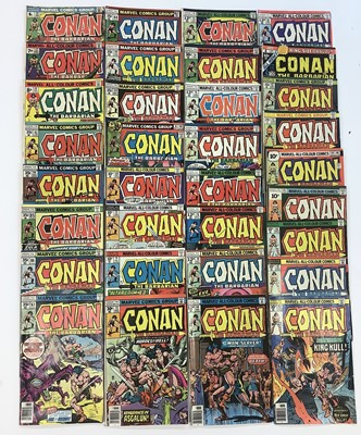 Lot 196 - Group of Marvel comics Conan the Barbarian. (1974 to 1976) English and American price variants. Approximately 30 comics.
