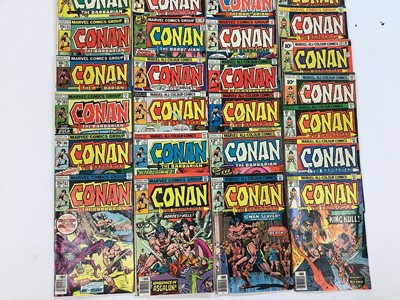Lot 196 - Group of Marvel comics Conan the Barbarian. (1974 to 1976) English and American price variants. Approximately 30 comics.