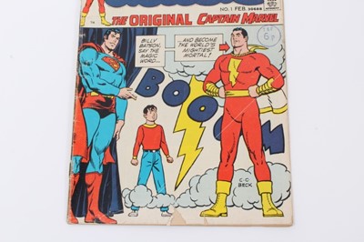 Lot 187 - DC Comics, 1973 Shazam The Original Captain Marvel #1. Priced 20 cent