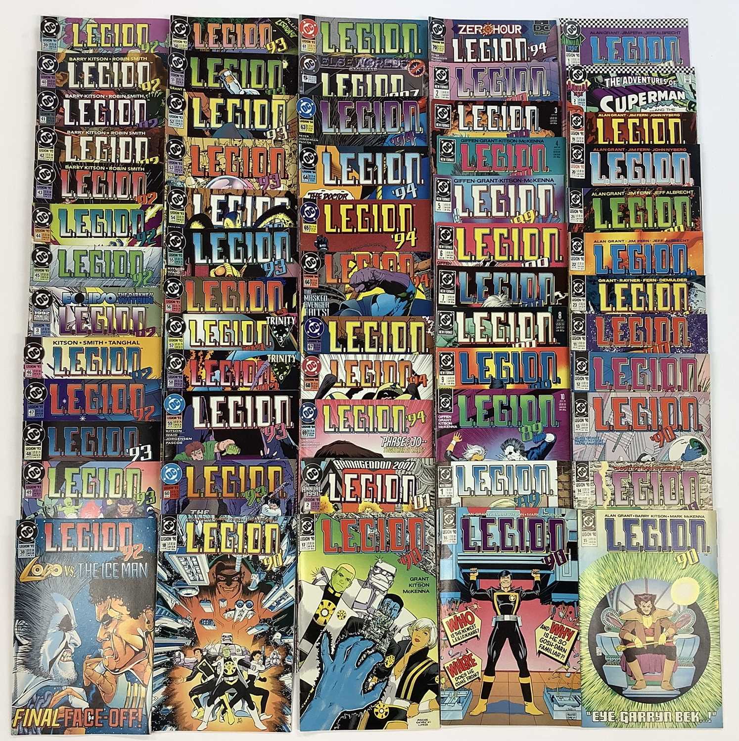 Lot 193 - Quantity of DC Comics, 1980's and 90's L.E.G.I.O.N