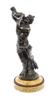 Lot 842 - After Clodion, 19th century French bronze of a...