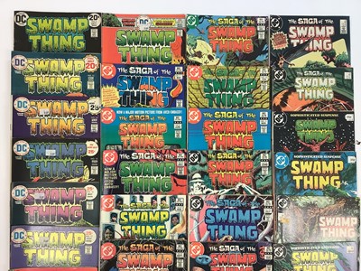 Lot 188 - Quantity of 1970's DC Comics, Swamp Thing together with 1980's The Saga of the Swamp Thing and others