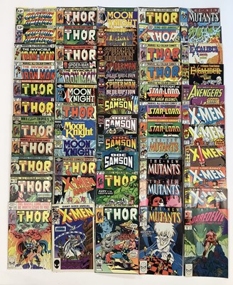 Lot 206 - Group of marvel comics mostly 1980's and 90's. To include Moon knight, Star-Lord, The new mutants, the uncanny x men, destroyer, Thor, X men annuals and others. Approximately 110 comics.