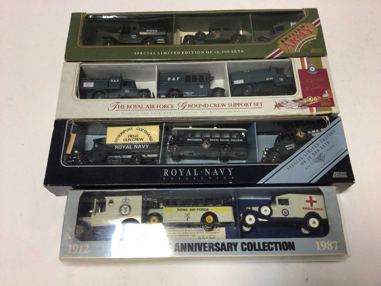 Lot 188 - Diecast boxed selection various manufacturers including Corgi, Solido, larger LLedo Sets and others (2 boxes)