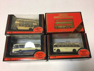 Lot 189 - Diecast boxed selection in EFE models, Original Omnibus and others (3 boxes)