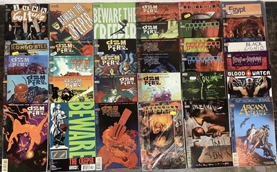 Lot 243 - Large box of DC vertigo comics. To include Accelerate, American Century, Animal man, Black orchid, Brave old world, Enigma and others. Approximately 230 comics.