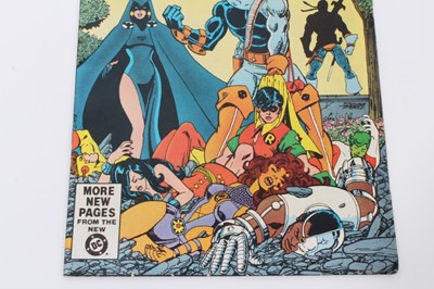 Lot 214 - DC Comics, 1980 The New Teen Titans #2. The first appearance of Deathstroke. Priced 15p