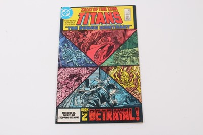Lot 213 - DC Comics, 1984 Tales of the Teen Titans "The Judas Contract" Book 1-4