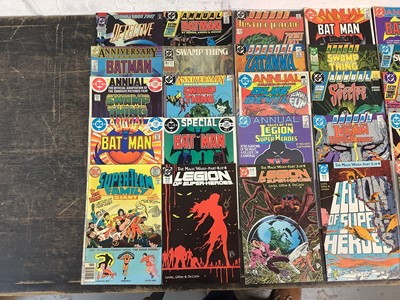 Lot 234 - Collection of DC Comics Annuals to include Batman, Swamp Thing, Legion of Super-Heroes and others