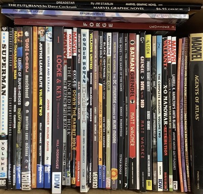 Lot 241 - Box of Graphic Novels to include Marvel, DC Comics and others