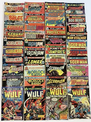 Lot 225 - Quantity of mostly 1970's Atlas Comics to include IronJaw, Tiger Man, Morlock 2001 and others