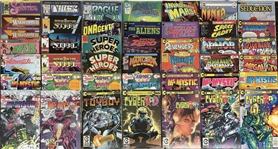 Lot 236 - Box of Mixed Comics to include Quality Comics "2000AD", First Comics "Warp", First Comics "Starslayer" and others