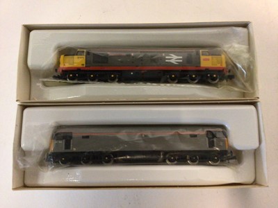 Lot 108 - CJM Graham Farish N gauge Railfreight Diesel "William Cookworthy" 37 675 and 47 352, both boxed (2)