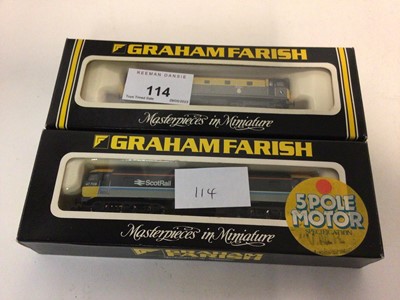 Lot 114 - Graham Farish N gauge Diesels including Special Edition Class 33 Civil Engineers "Sultan", 33 025, No.8312 and Class 47 ScotRail "Waverley" 47 708, (wrong box) (2)