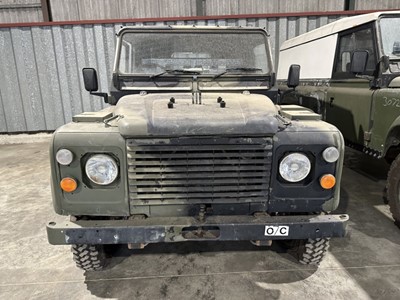 Lot 22 - Land Rover 110 Diesel, chassis number SALLDHAC7HA484740, ex. British Army, reg. no. 71-KJ-58