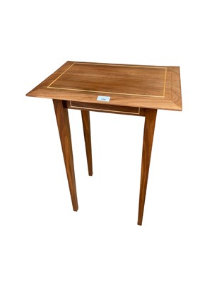 Lot 126 - Contemporary side table with single drawer in the style of David Linley