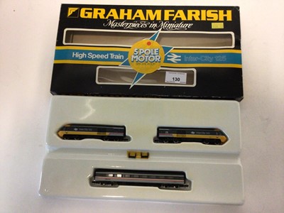 Lot 130 - Graham Farish N gauge Executive Livery Inter City HST 125 5 Pole Set, No.8126, boxed