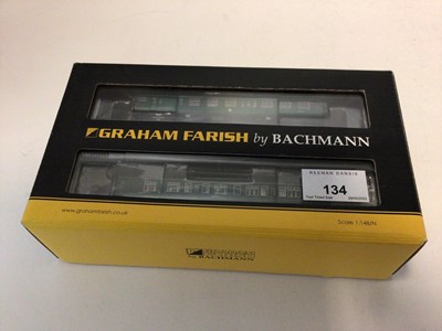 Lot 134 - Graham Farish by Bachmann N gauge SR Multiple Unit Green 4 CEP four Car EMU 7105, No.372-675, boxed