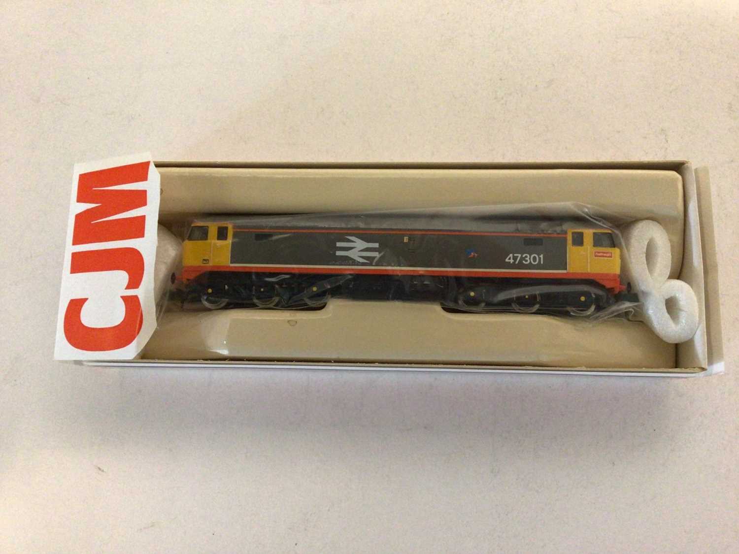 Lot 150 - CJM N gauge Red Stripe Railfreight livery Class 31 Diesel 31206 & Class 47 Diesel 47301, both boxed (2)