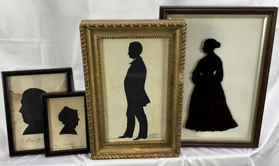 Lot 216 - Group of four silhouettes